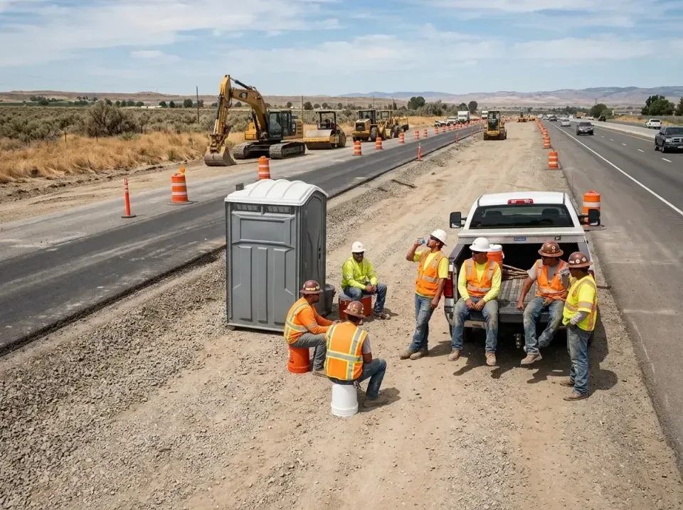 highway-road-construction-crew-007 — frequently asked questions, Porta Potty and Restroom Rentals in Windsor, CA